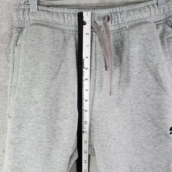 Mens Grey Puma Jogger Sweatpants Drawstring Elastic Waist Size S - Picture 7 of 12